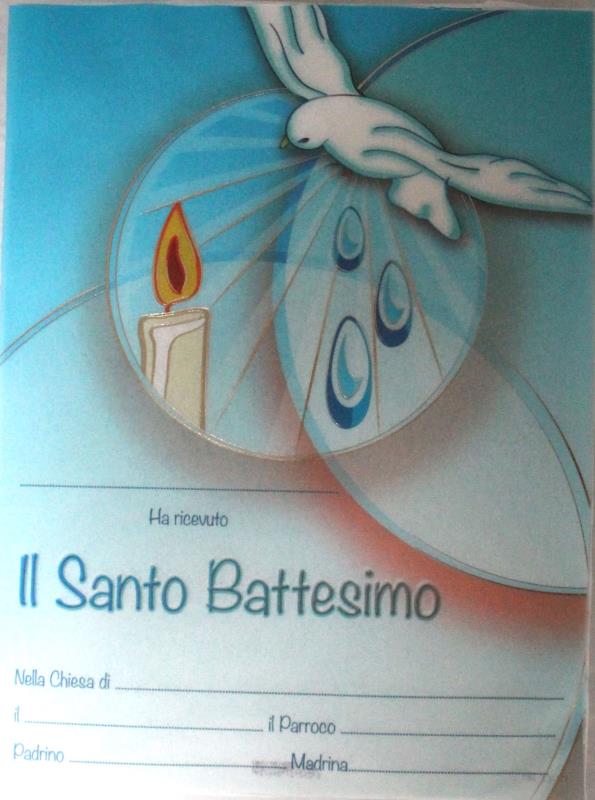 pergamena ricordo sacramenti cm 18x24 battesimo 40