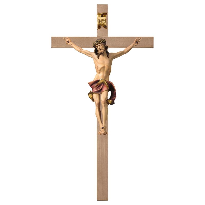 crocifisso nazareno croce liscia (rosso). 16(35