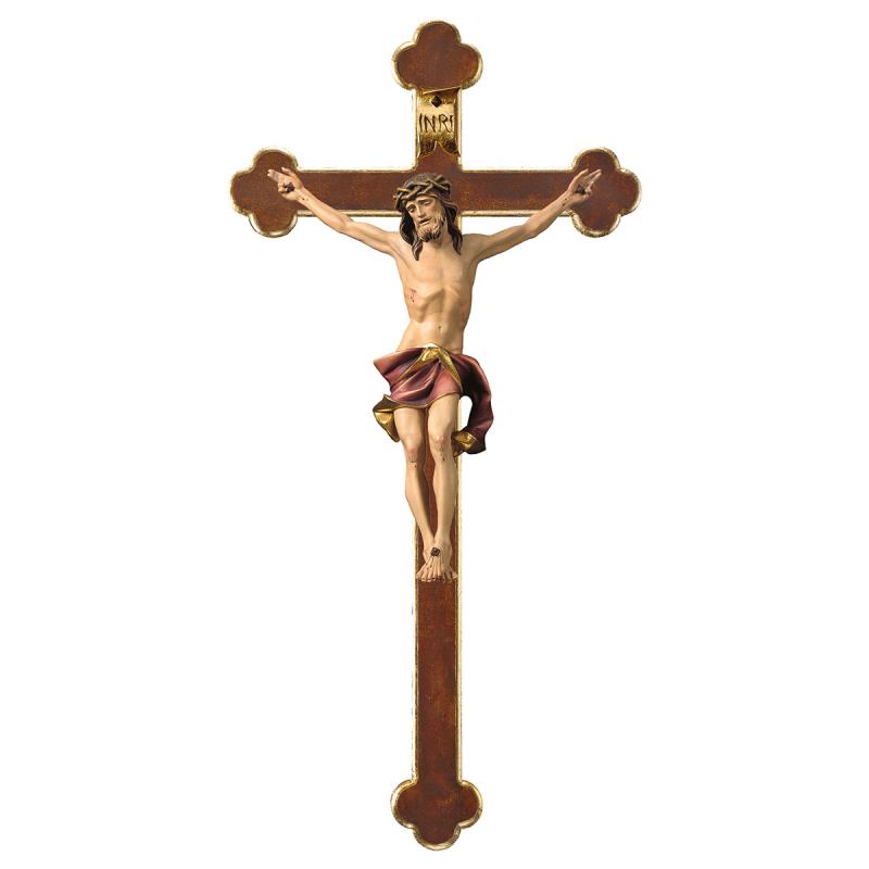 crocifisso nazareno croce barocca (rosso). 40(8
