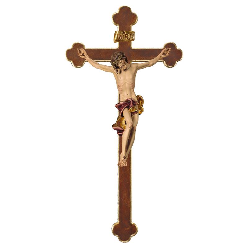 crocifisso barocco croce barocca (rosso). 16(35