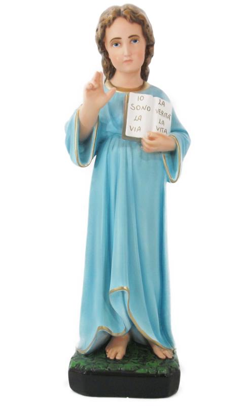 statua santa infanzia cm 52 gesso