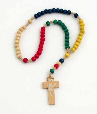 rosario legno corda missionario