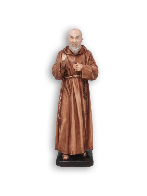 statua padre pio cm 30 in resina
