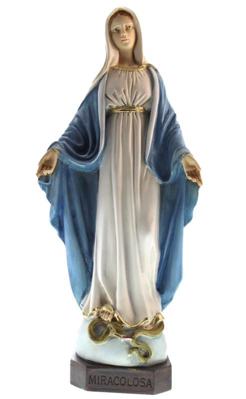 statua madonna miracolosa altezza cm 40