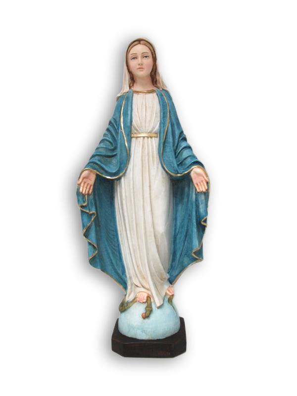 statua madonna miracolosa altezza cm 40