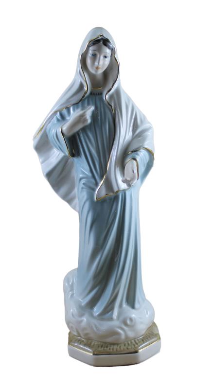 statua madonna medjugorje cm 30