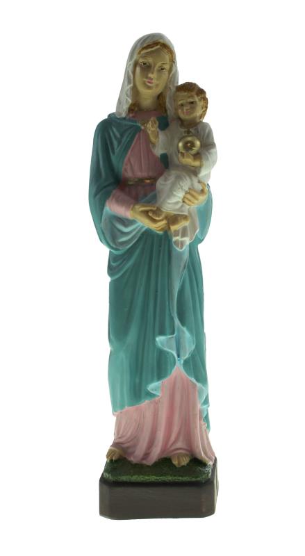 statua madonna c/bambino altezza cm 16