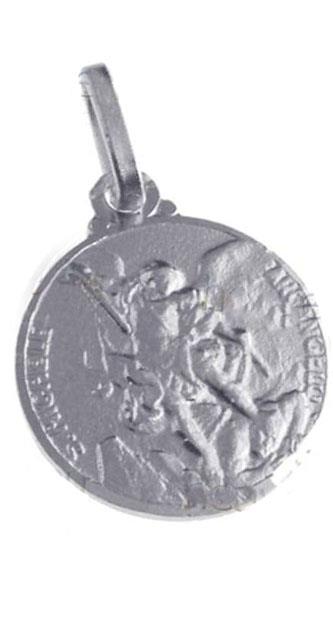medaglia s. michele arcangelo in argento