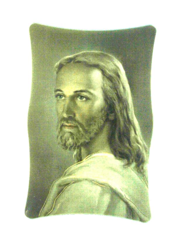 quadretto immagini religiose cm 10x6,5 volto di gesu