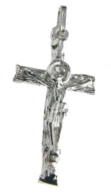 croce in argento cm 3,90