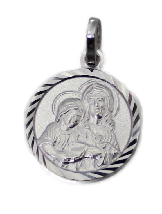 medaglia sant''anna in argento cm 1,40