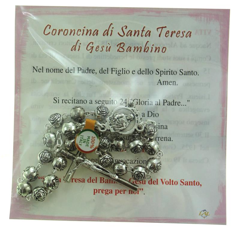 rosario per devozione a santa teresa
