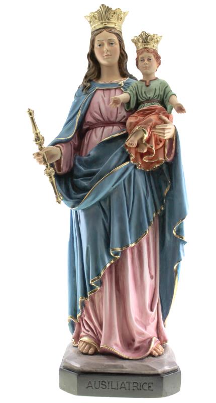 statua maria ausiliatrice cm 60 resina