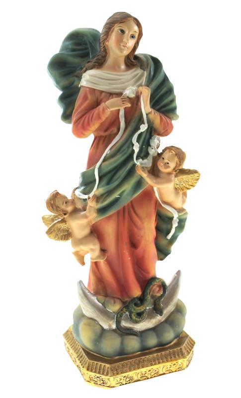 statua maria che scioglie i nodi altezza 15 cm