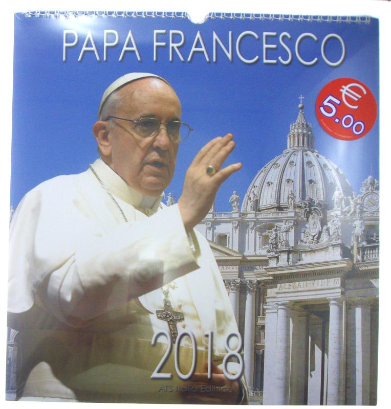 calendario papa francesco cm 32x34