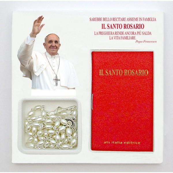 rosario papa francesco con libretto