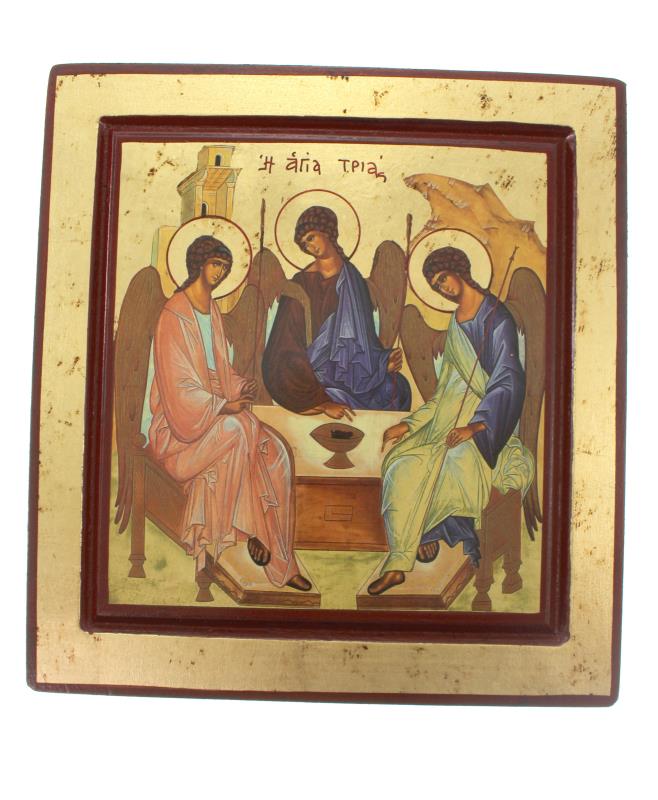 icona trinita formato 22x20,5 cm