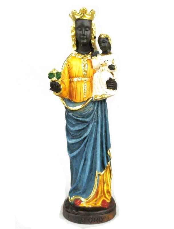 statua madonna di oropa altezza 27 cm