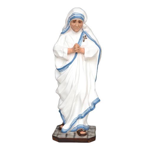 statua madre teresa di calcutta in resina altezza cm 60