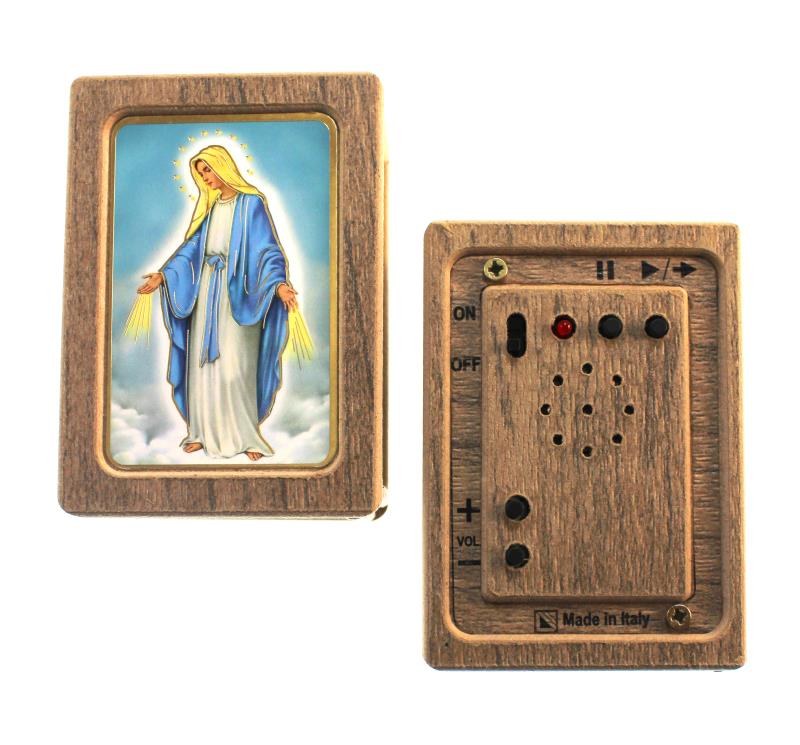 rosario elettronico con immagine assortita