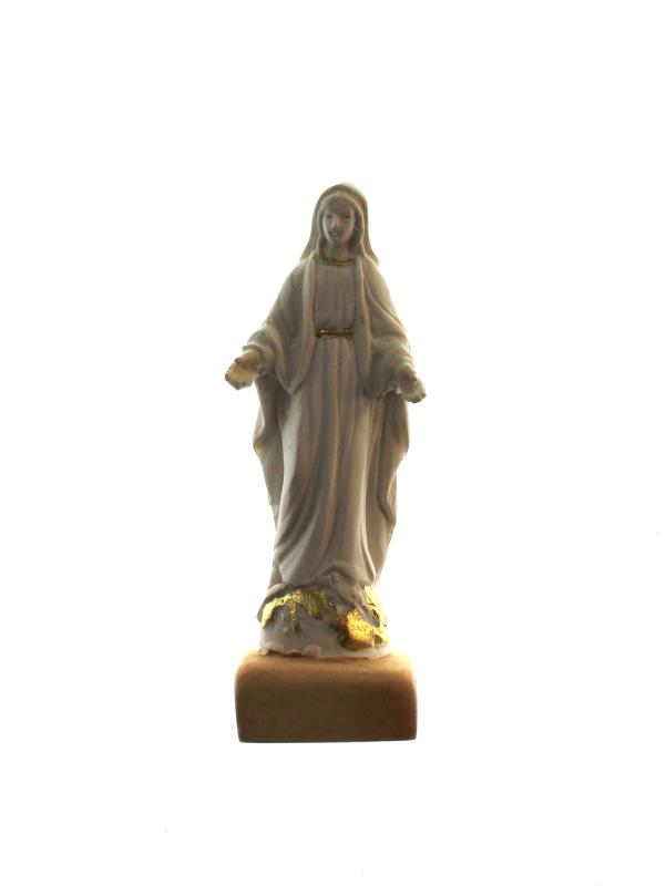 statua madonna miracolosa bianca cm 7