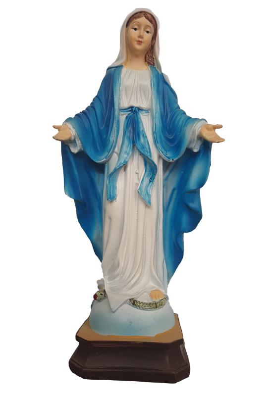 statua madonna miracolosa altezza cm 30