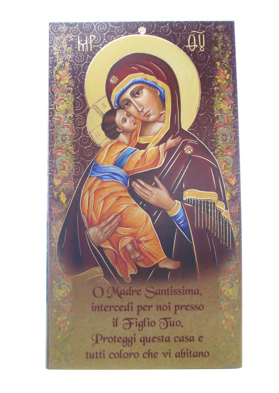 benedizioni casa confezione 100 pezzi madonna con bambino icona