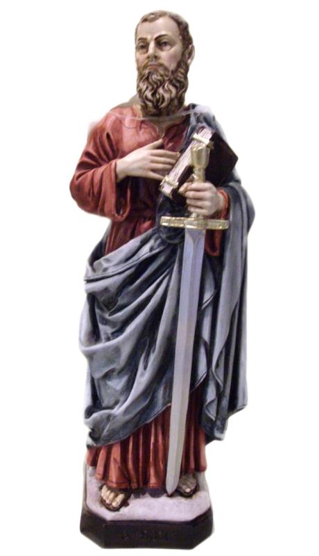 statua san paolo cm 28