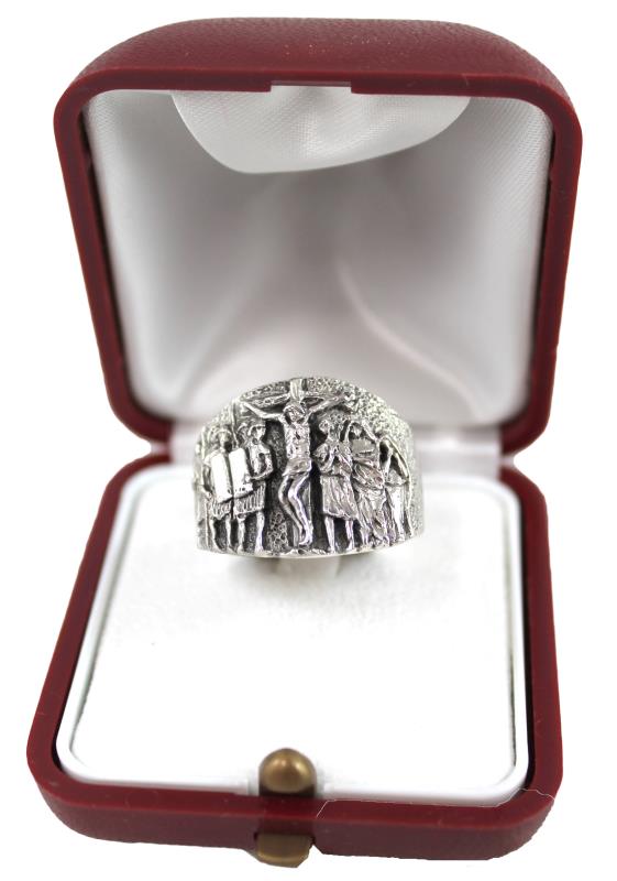 anello pastorale in argento