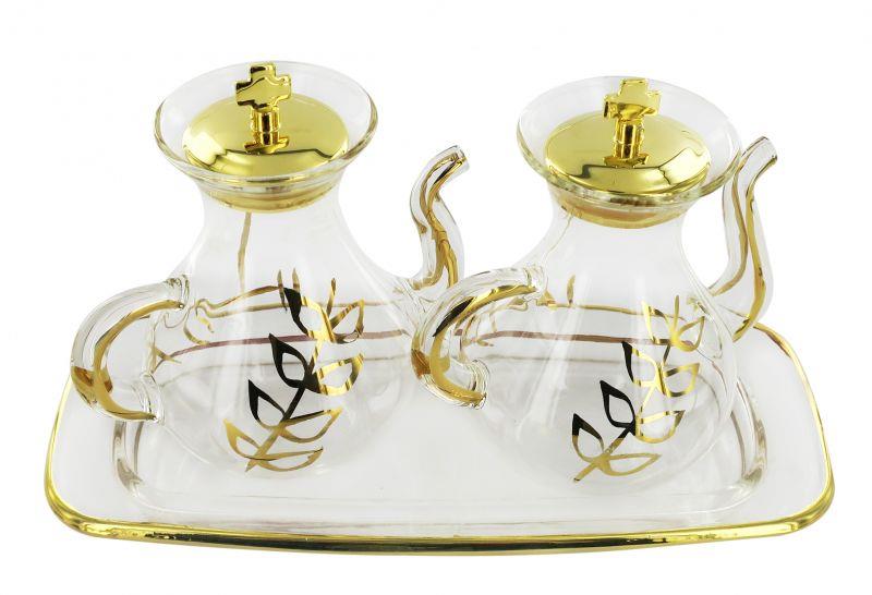 ampolle vetro soffiato decorazione oro