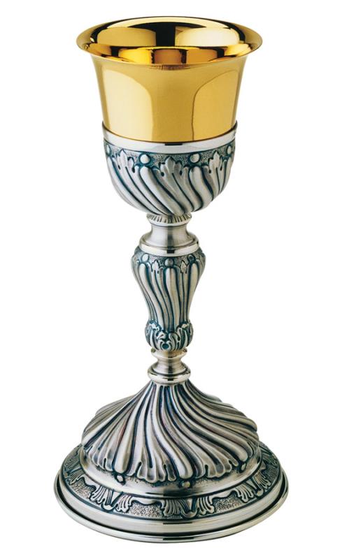 calice barocco coppa in argento Ø 9x26 cm