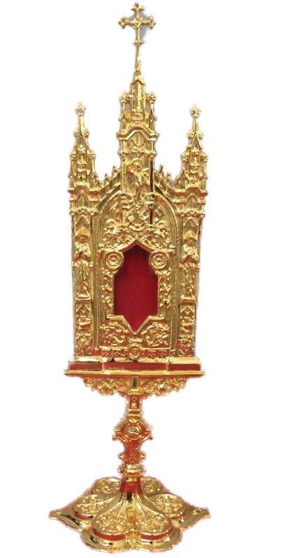 reliquiario oro cm 60