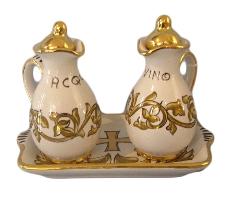 ampolle in ceramica oro zecchino