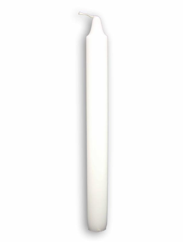 candela colorata conf.4pz bianco