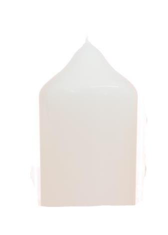 candela da mensa cm 6x11 bianco