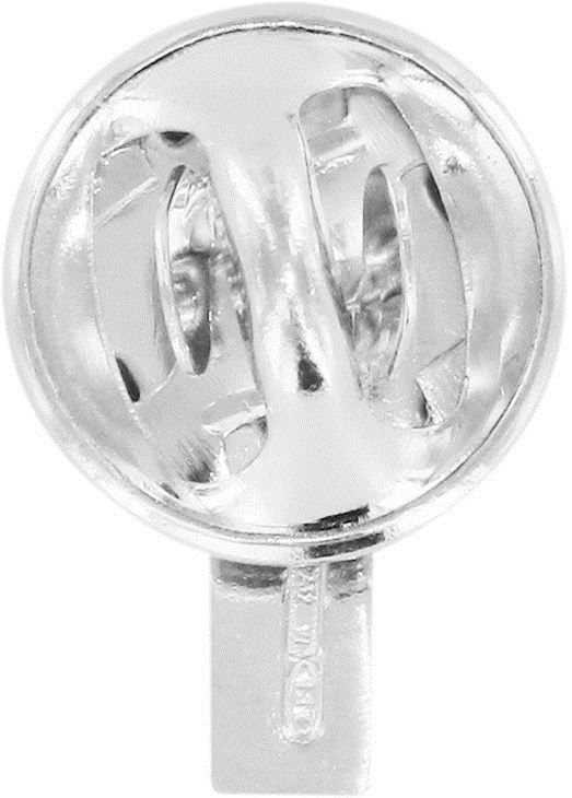 croce distintivo liscia in argento 925 - 1,6 cm