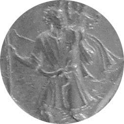 medaglia san cristoforo in argento 925 a forma di cuore - 1,4 cm