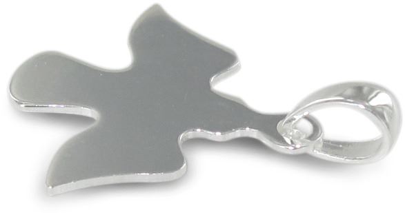 regalo cresima: ciondolo in argento 925 a forma di colomba  