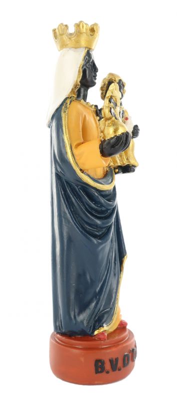 statua madonna nera di oropa da 13 cm in confezione regalo