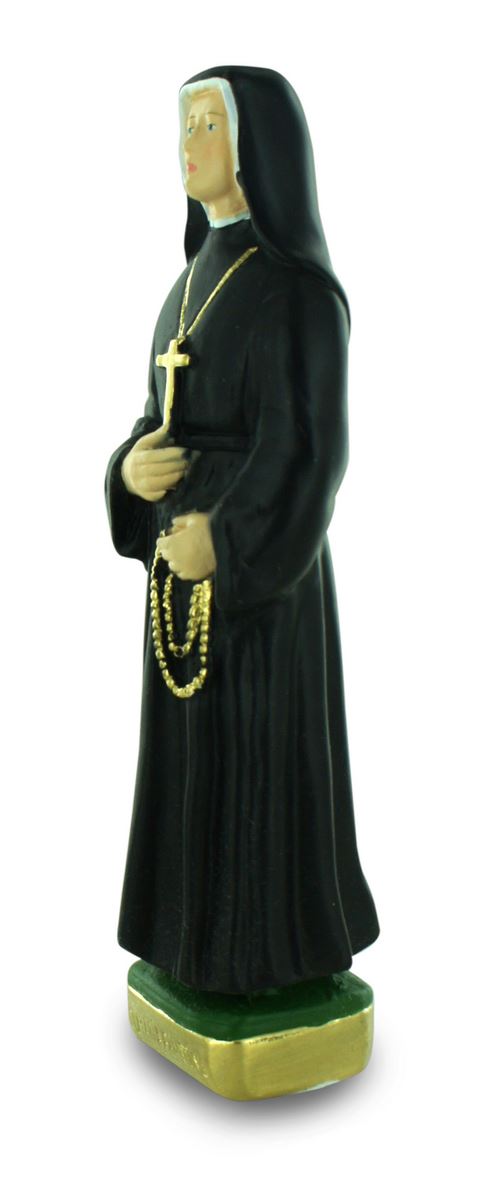 statua suor faustina kowalska in gesso dipinta a mano - 30 cm