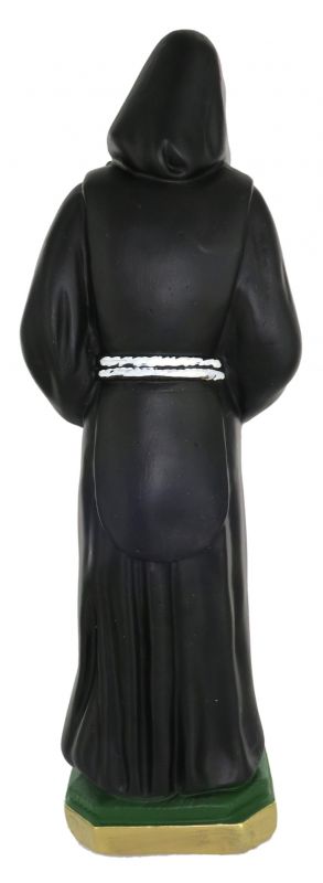 statua san francesco di paola in gesso dipinta a mano - 30 cm