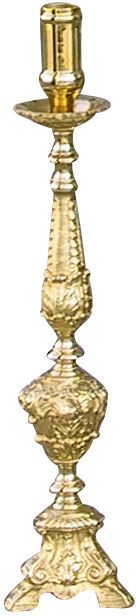 candeliere in bronzo barocco ricco - 60 cm