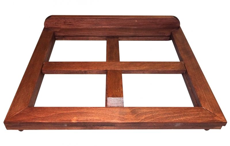 leggio economico da tavolo in legno - 34x28 cm