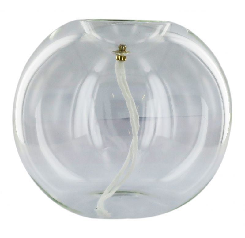boccia in vetro trasparente per santissimo - Ø 16 x 14 cm	