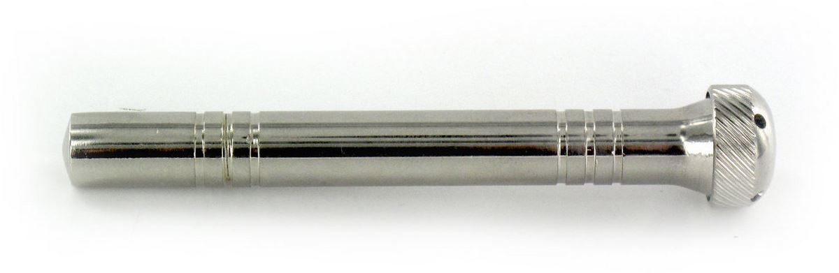 navetta per turibolo in metallo nichelato - Ø 10 x 11 cm