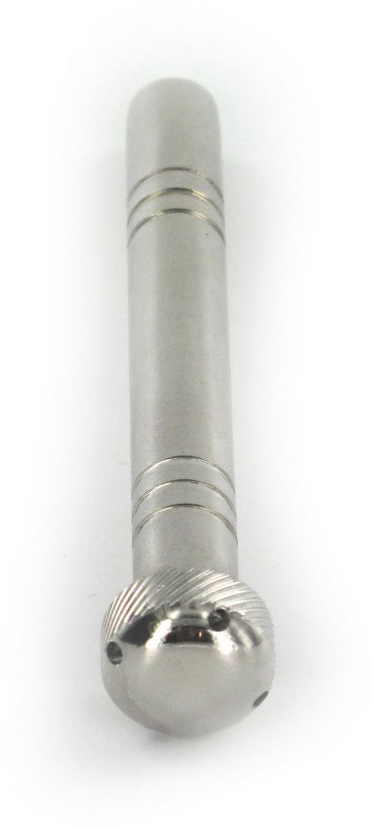 navetta per turibolo in metallo nichelato - Ø 10 x 11 cm