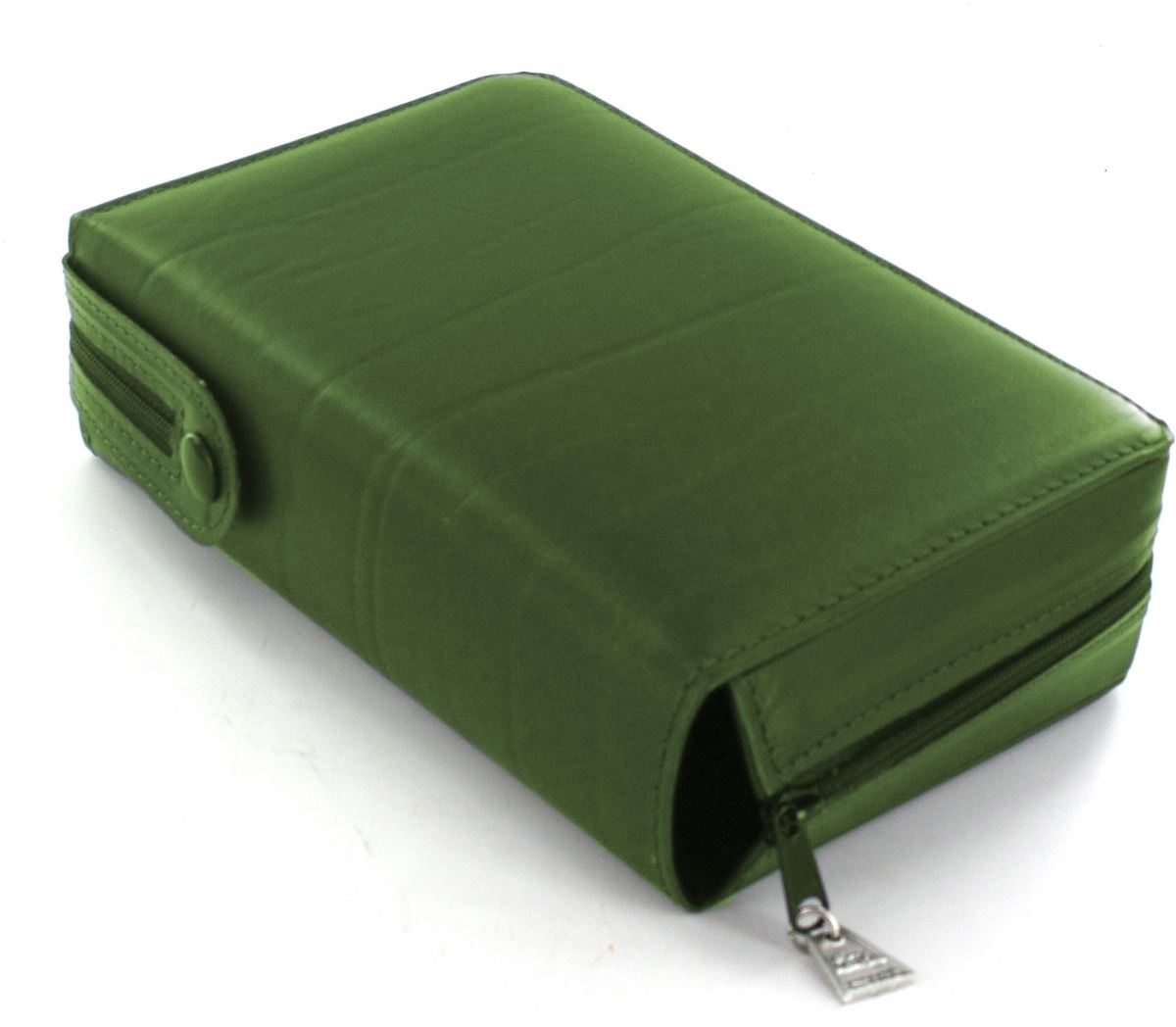 custodia per bibbia gerusalemme edizione 2009, verde, dimensione interna massima: 19,5 x 13 x 6 cm