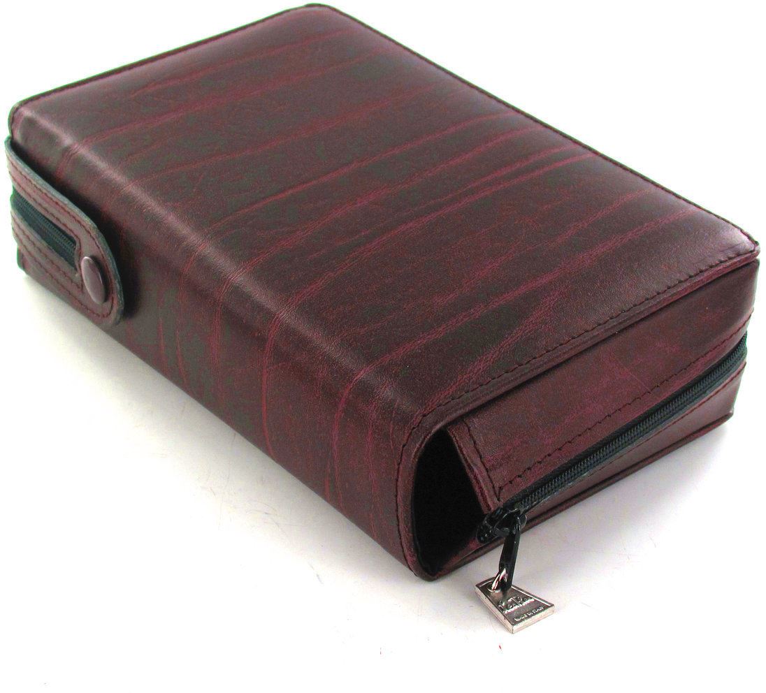 custodia bibbia gerusalemme e. d. b. tascabile, bordeaux, dimensione interna massima: 15 x 10,7 x 6,5 cm