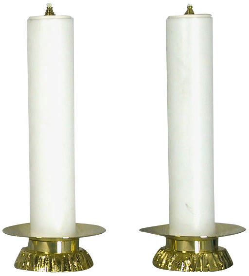 coppia candelieri 647 con finte candele