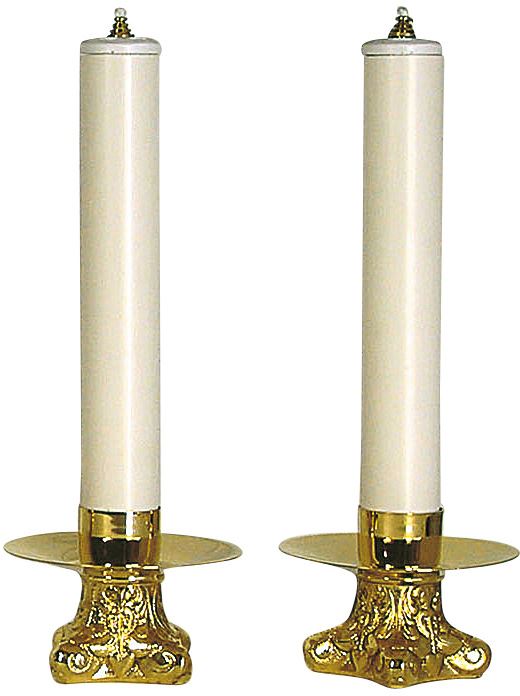 coppia candelieri 669 con finte candele